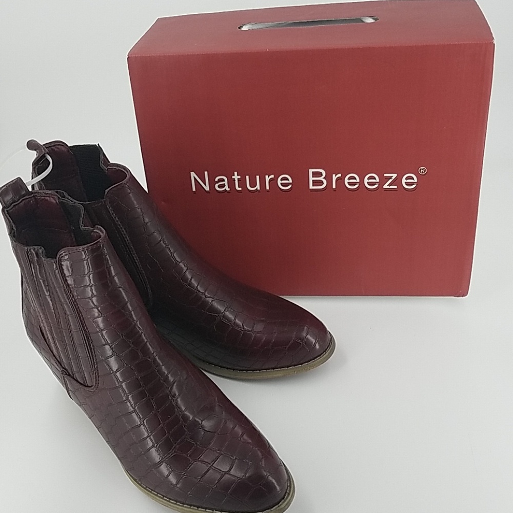 🆕️ Nature Breeze Snake Embossed Ankle Boot - Picture 2 of 5